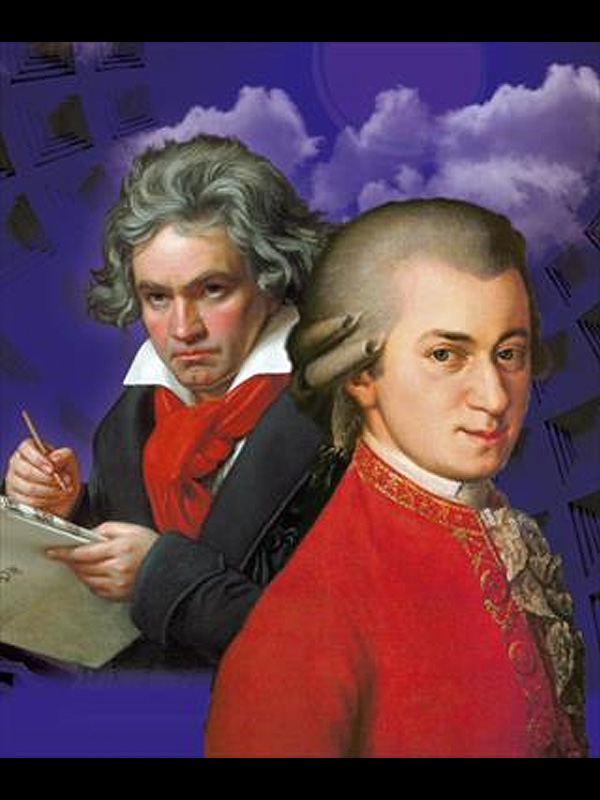 Affiche Mozart Beethoven, le dialogue imaginaire