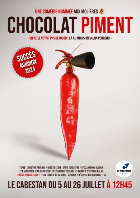Affiche du spectacle Chocolat Piment