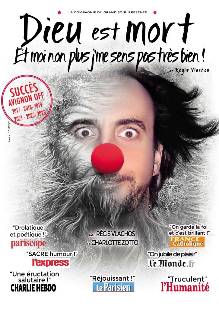 Affiche du spectacle Dieu est mort