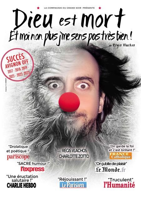 Affiche du spectacle Dieu est mort