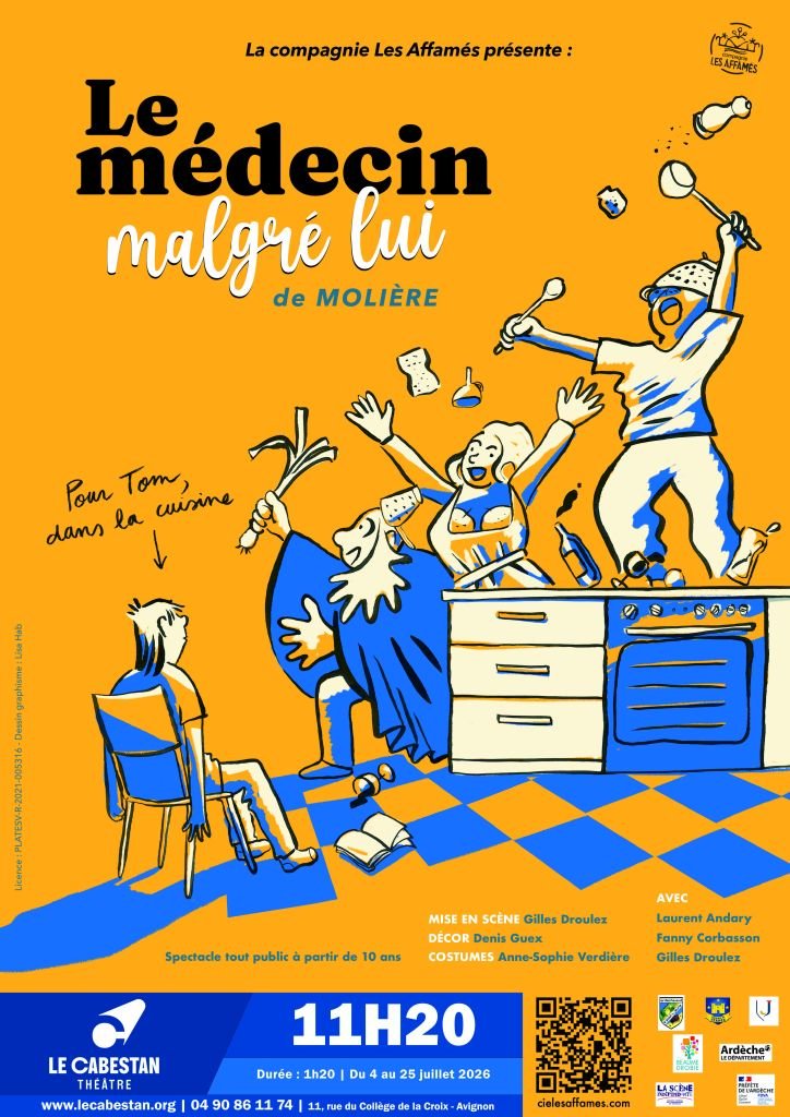 Affiche du spectacle le Médecin malgré lui