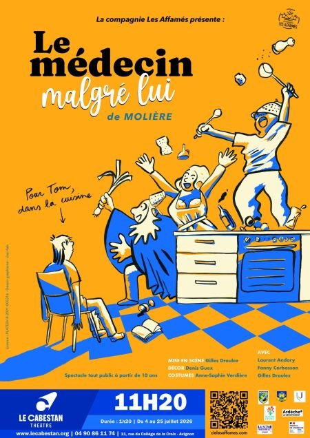 Affiche du spectacle le Médecin malgré lui